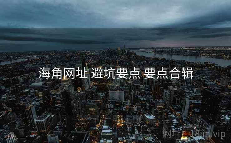 海角网址 避坑要点 要点合辑  第1张