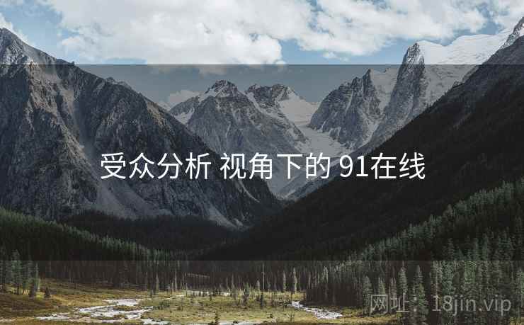 受众分析 视角下的 91在线  第1张
