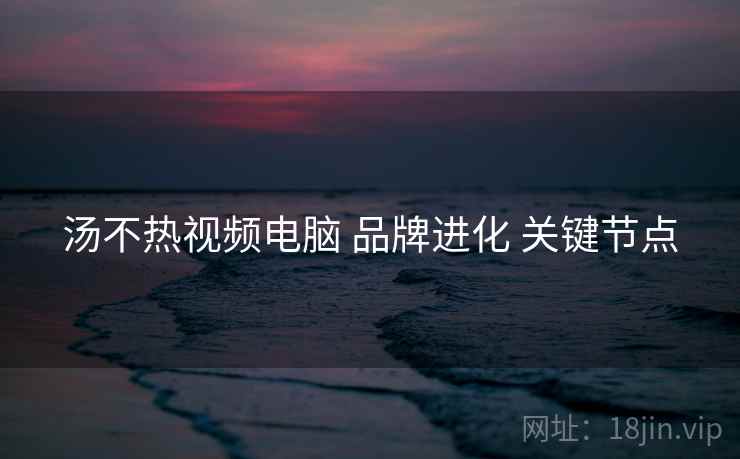 汤不热视频电脑 品牌进化 关键节点  第2张