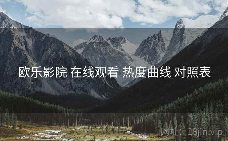 欧乐影院 在线观看 热度曲线 对照表  第1张